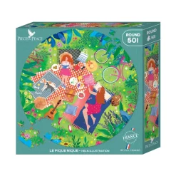 Puzzle Puzzle redondo - O piquenique