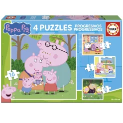Puzzle Puzzles progressivos 4v1 Peppa Pig