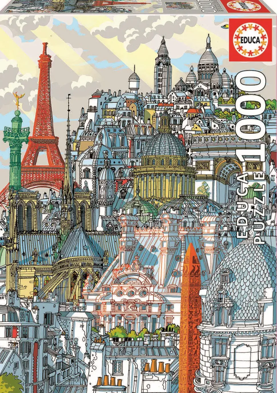 Puzzle Quebra-cabeça da cidade: Paris