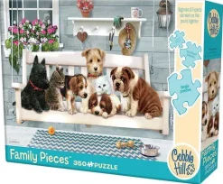 Puzzle Quebra-cabeça de família: amigos da varanda