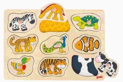 Puzzle Quebra-cabeça Drevená vkláda膷ka Zvieratá