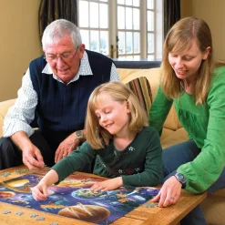 Puzzle Quebra-cabeça em família: viagens espaciais