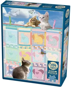Puzzle Quilted Kittens