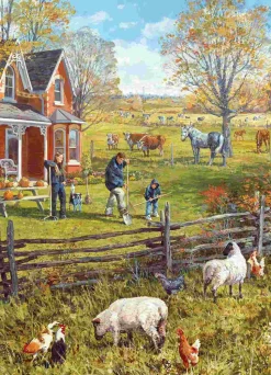 Puzzle Quinta da família Young