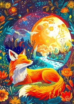 Puzzle Raposa da Lua