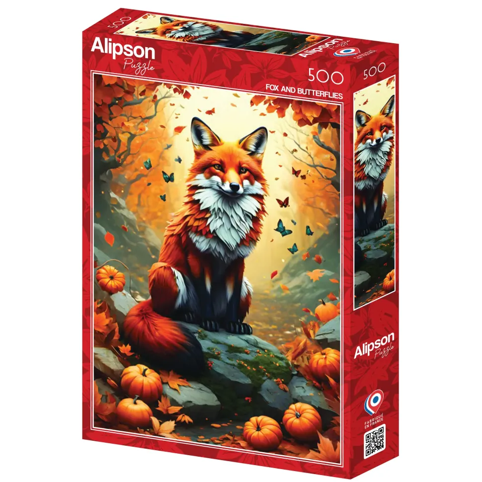 Puzzle Raposa e Borboletas