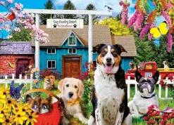 Puzzle Resort de campo do cão