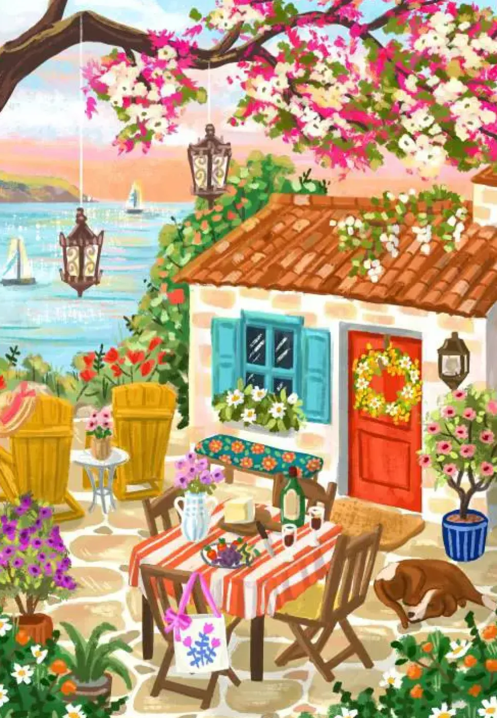 Puzzle Retiro com vista para o mar