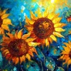 Puzzle Reunião de Girassóis