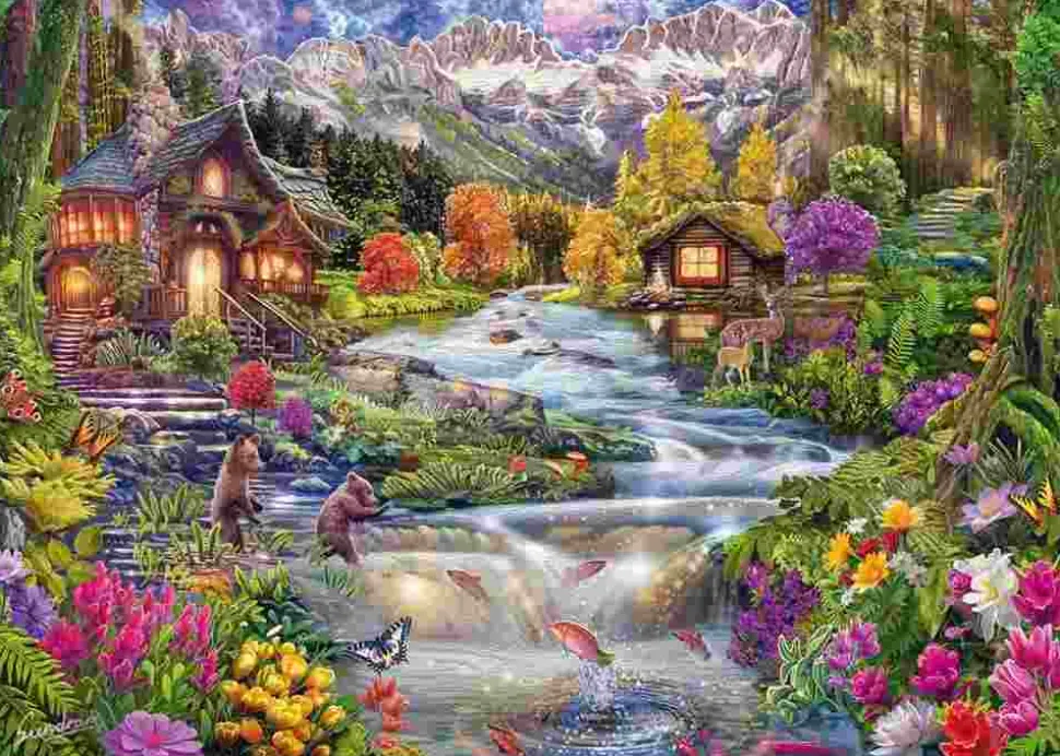 Puzzle Rio nas Montanhas