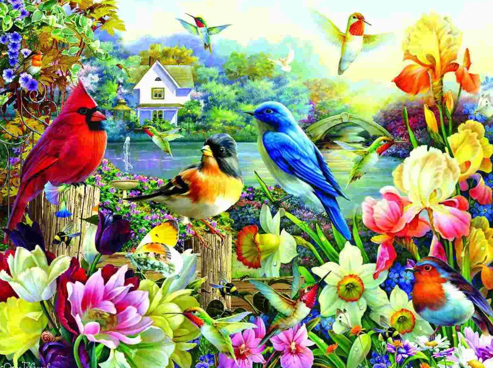 Puzzle Íris Douradas