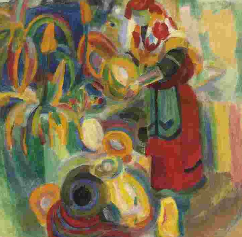 Puzzle Robert Delaunay - Mulher portuguesa alta, 1915