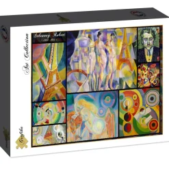 Puzzle Robert Delaunay: colagem