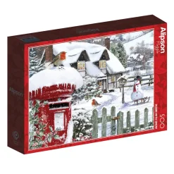 Puzzle Robin com neve