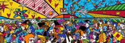 Puzzle  Romero Britto : Panorama da noite na praia