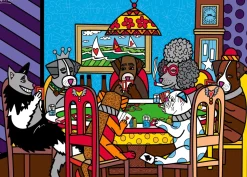Puzzle Romero Britto: Noite de jogos