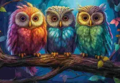 Puzzle Árvore Corujinhas