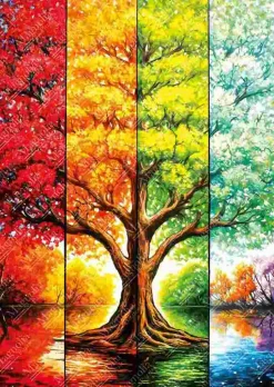 Puzzle Árvore no outono