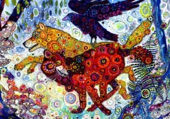 Puzzle Sally Rich: Wolves in a Blue Wood