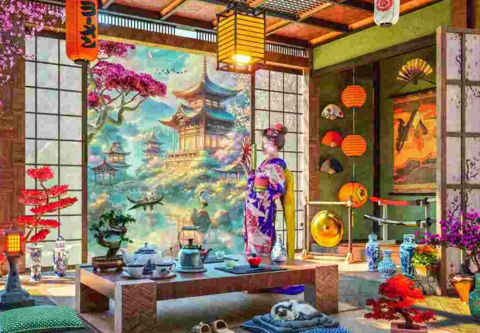 Puzzle Salão de chá do Japão