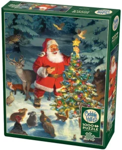 Puzzle Santas Tree