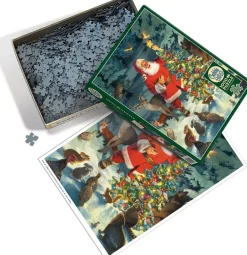 Puzzle Santas Tree
