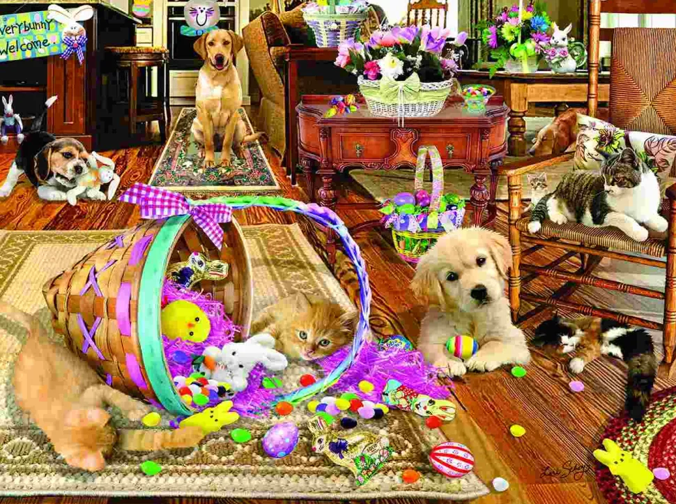 Puzzle Schory: Caos da Páscoa