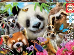 Puzzle Selfie de amigos de olhos negros