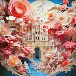 Puzzle Semelhante a papel: Castelo Branco