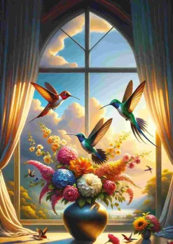 Puzzle Sinfonia de Flores e Asas