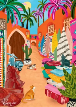 Puzzle Souk de Marraquexe