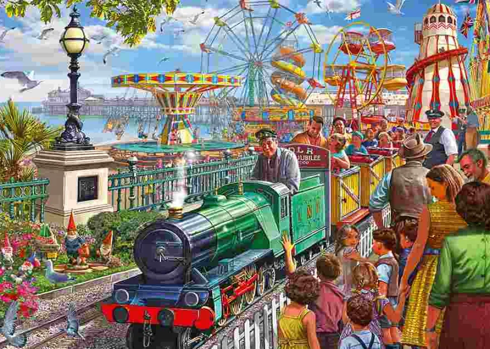 Puzzle Steve Crisp: Diversão à Beira-Mar