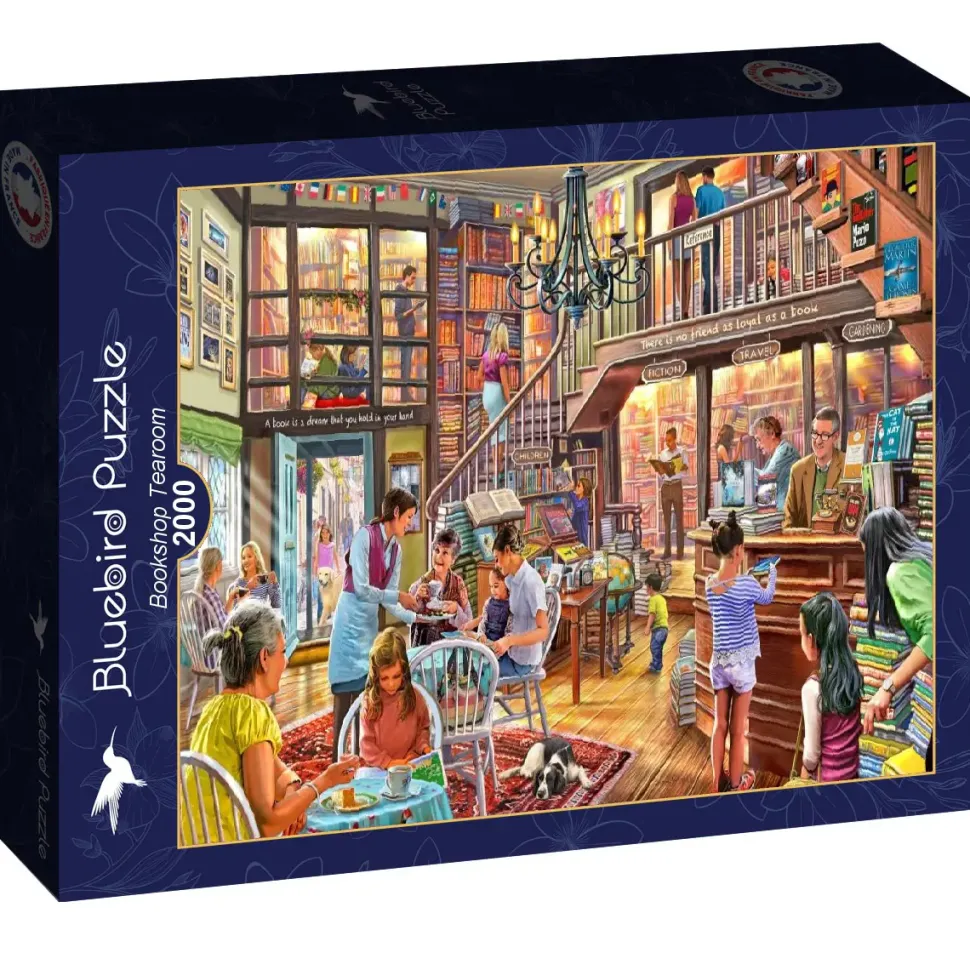 Puzzle Steve Crisp: Livraria Tearoom