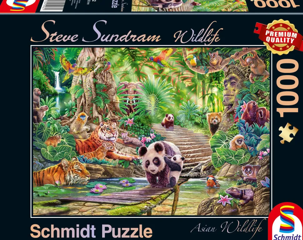 Puzzle Steve Sundram: Vida Selvagem Asiática