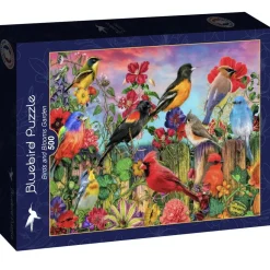 Puzzle Stewart: Jardim de pássaros e flores