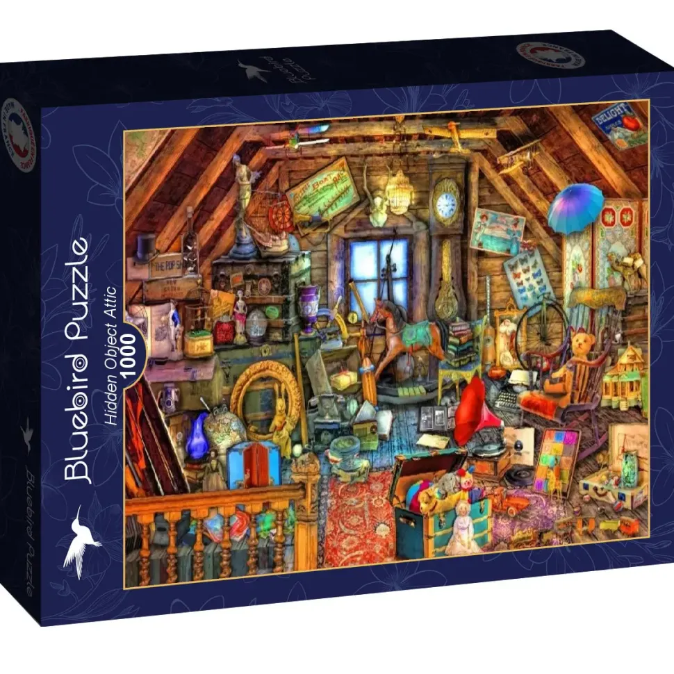 Puzzle Sótão de objetos escondidos