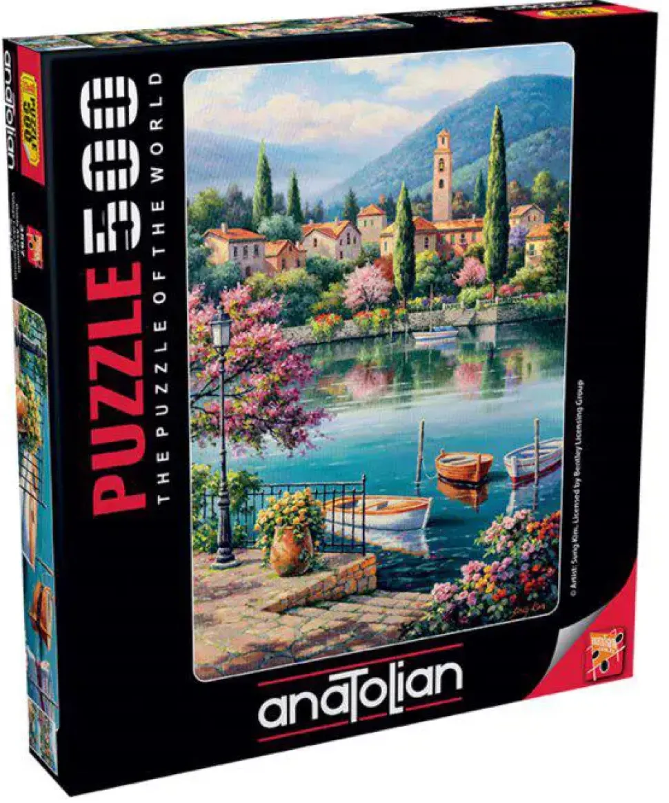 Puzzle Sung Kim: Tarde do lago da aldeia