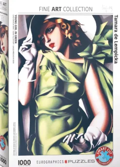 Puzzle Tamara de Lempicka: Jovem de verde