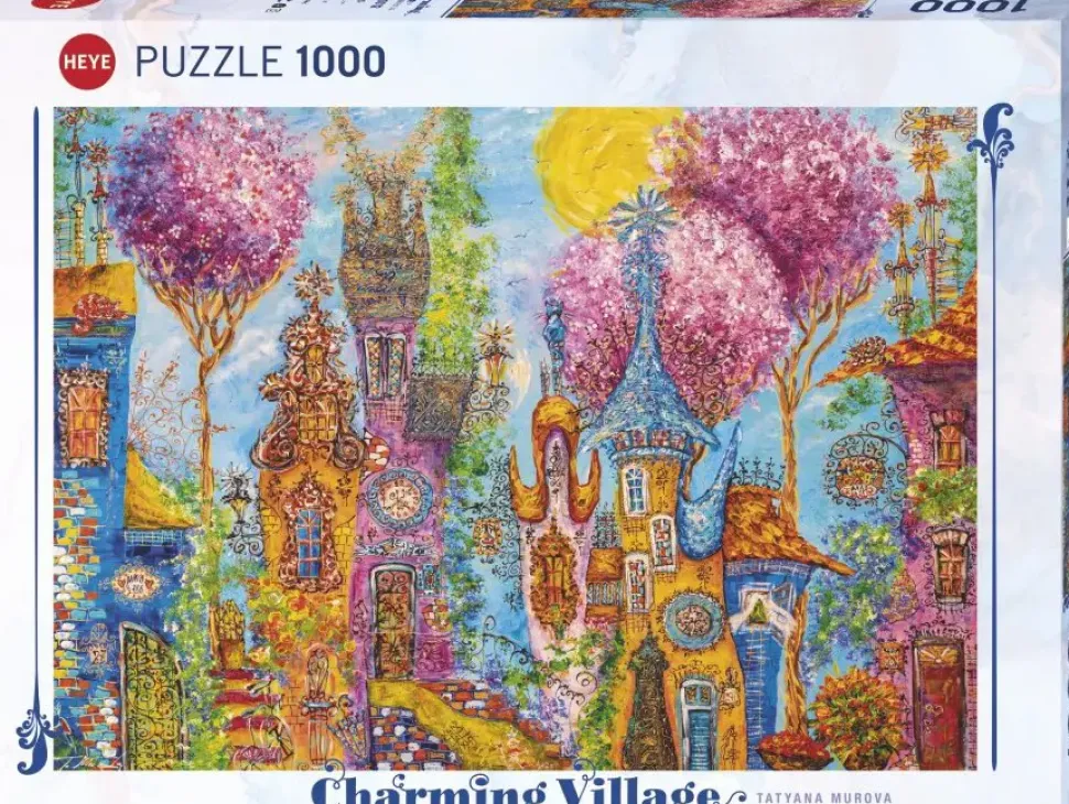 Puzzle Tatyana Murova: árvores rosa