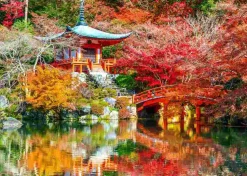 Puzzle Templo Daigo-ji em Automne, Quioto