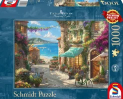 Puzzle Thomas Kinkade: Café na Riviera Italiana