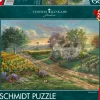 Puzzle Thomas Kinkade: Campos de Girassol