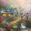 Puzzle Thomas Kinkade: Disney, Mickey e Minnie TIN