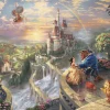 Puzzle Thomas Kinkade: Disney: caixa de lata A Bela e a Fera