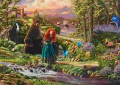 Puzzle Thomas Kinkade: Disney: Mérida