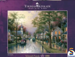 Puzzle Thomas Kinkade: em uma pequena cidade