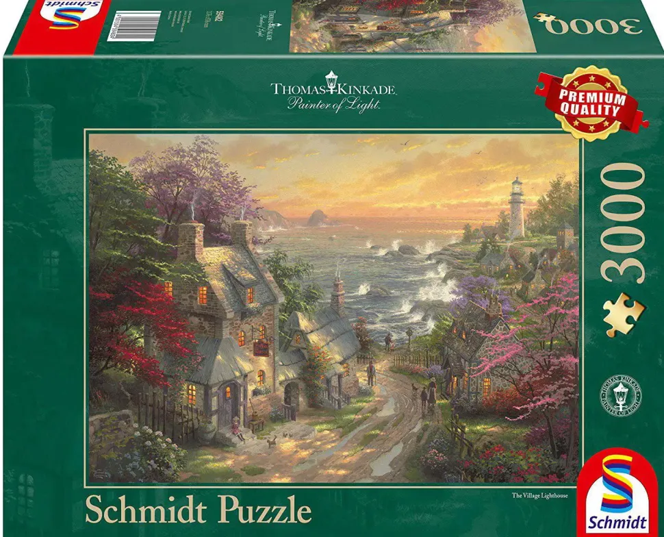 Puzzle Thomas Kinkade: Hamlet no Farol