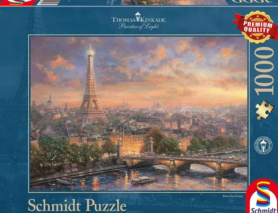 Puzzle Thomas Kinkade: Paris, cidade do amor