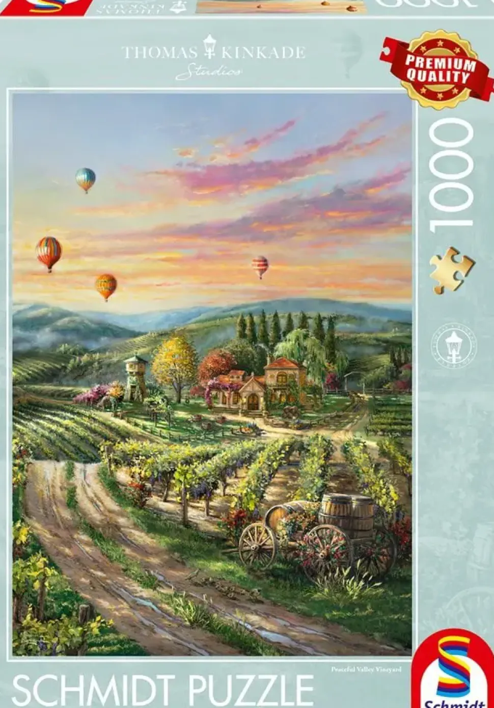 Puzzle Thomas Kinkade: vinha pacífica do vale