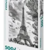 Puzzle Torre Eiffel preto e branco, França